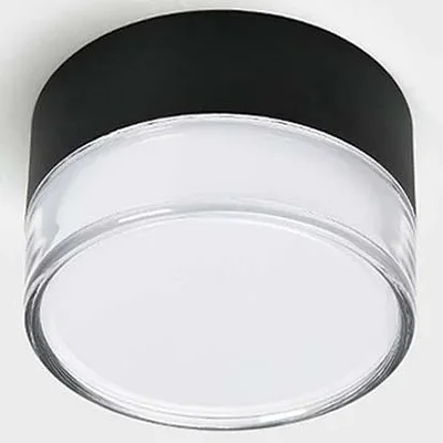 IT06-6042 black LED 12W 3000K 843lm 140° d100х65мм Светильник потолочный