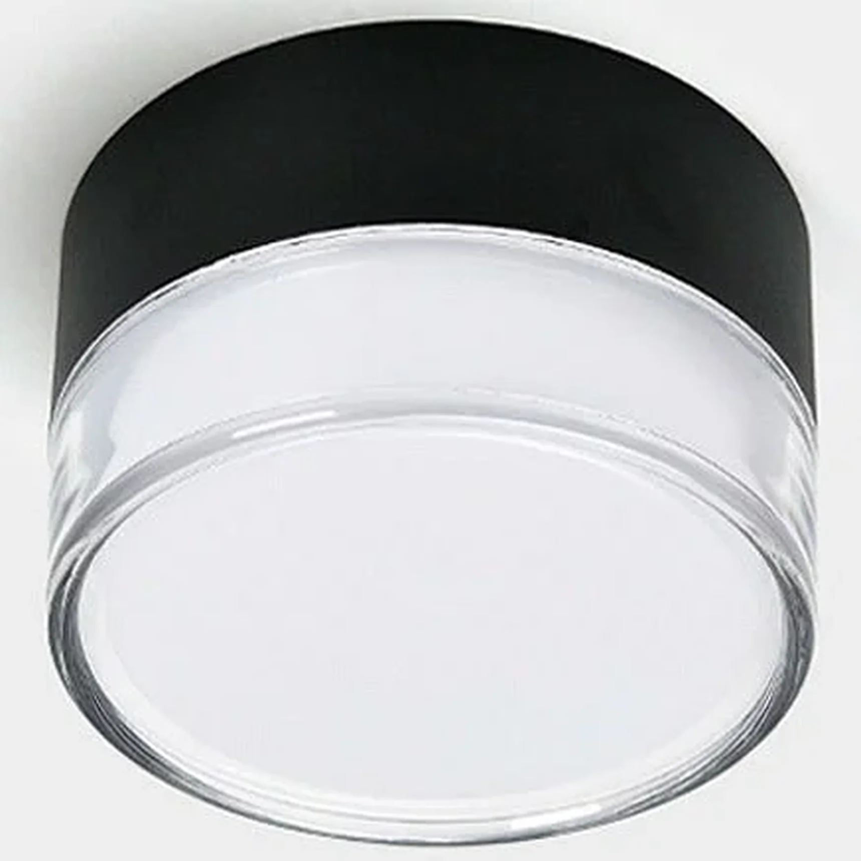 IT06-6043 black LED 18W 3000K 1296lm 140° d120х65мм Светильник потолочный
