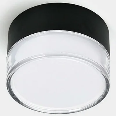 IT06-6043 black LED 18W 3000K 1296lm 140° d120х65мм Светильник потолочный