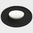 IT07-7010 black IP 44 светильник встраиваемый