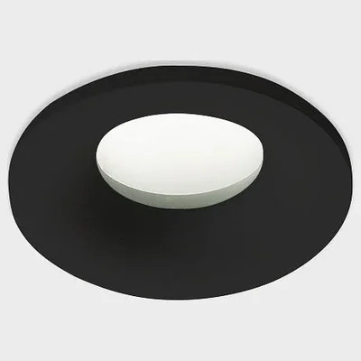 IT07-7010 black IP 44 светильник встраиваемый