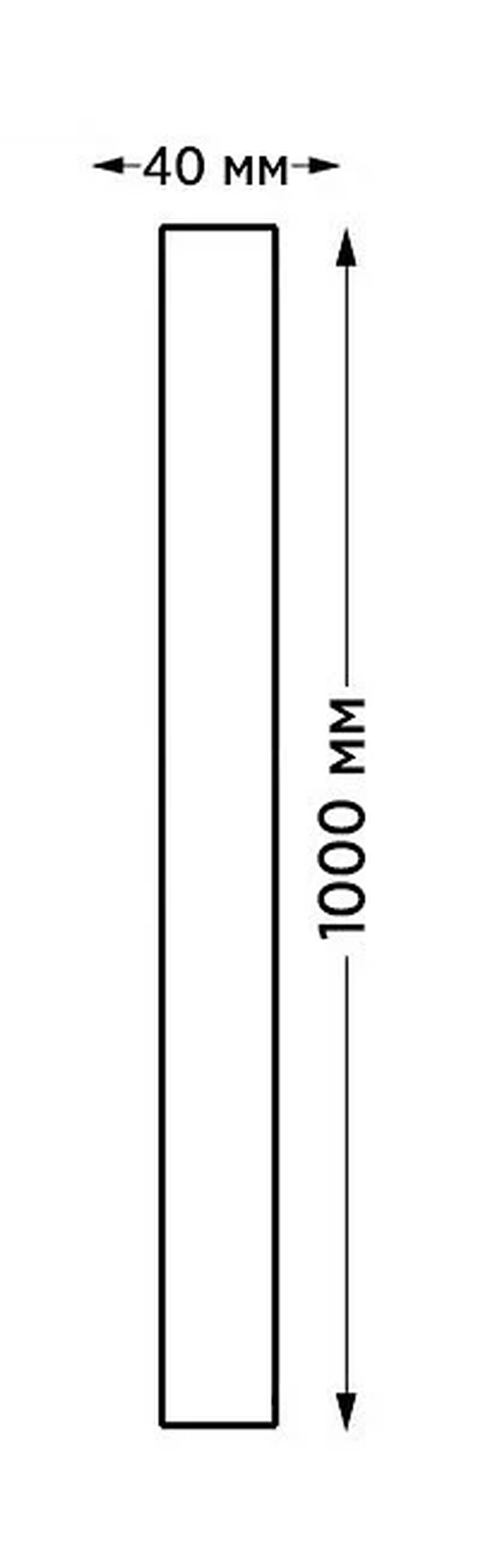 IT3050/1000 LED 20W IP65 1000xh100x40 Светильник настенный уличный темно-серый