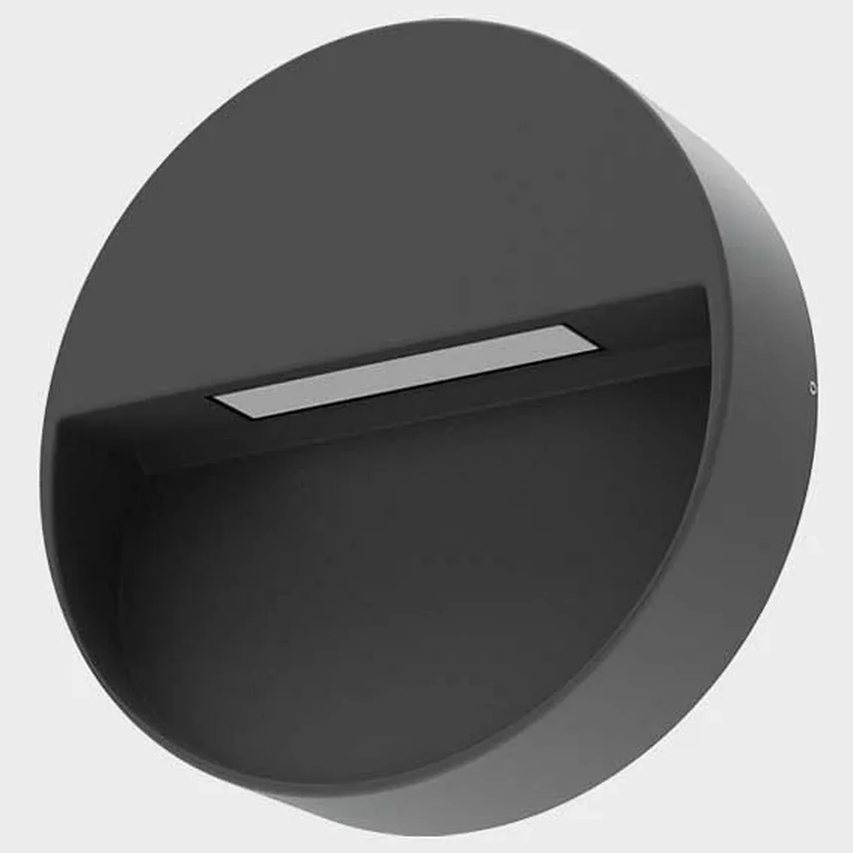 IT5261 8 LED 4W IP65 d150x37mm Светильник настенный уличный темно-серый
