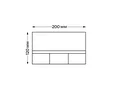 IT5266 48 LED 8W IP65 200хh120x75mm Светильник настенный уличный темно-серый