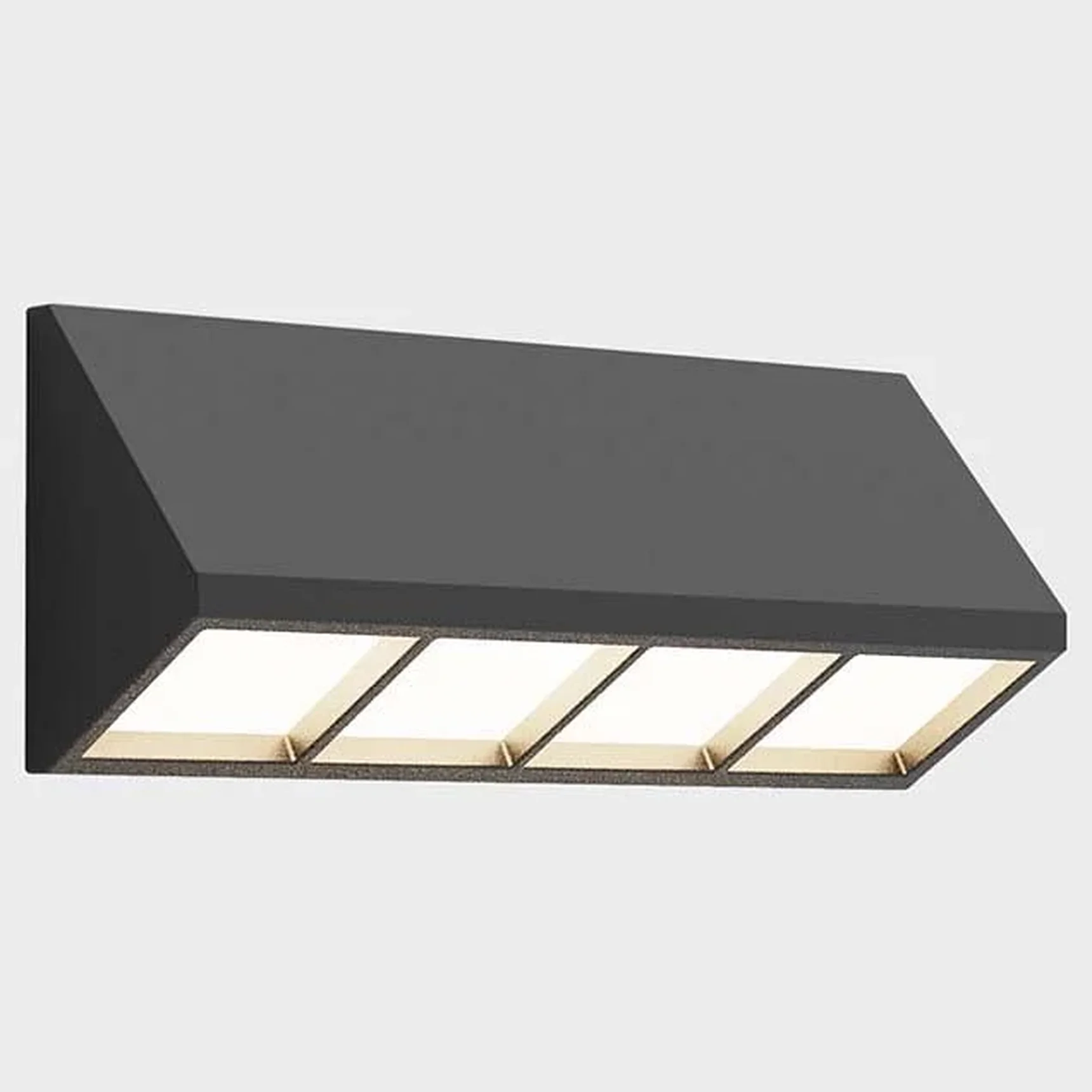 IT5266 48 LED 8W IP65 200хh120x75mm Светильник настенный уличный темно-серый
