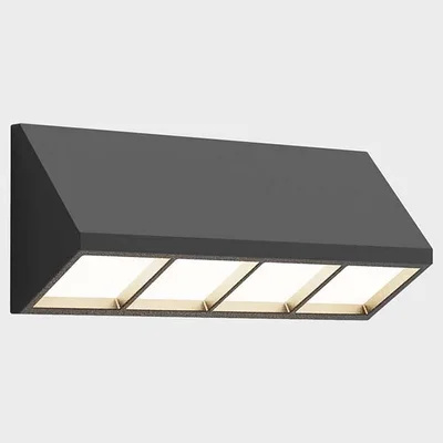IT5266 48 LED 8W IP65 200хh120x75mm Светильник настенный уличный темно-серый