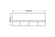 IT5267 72 LED 12W IP65 300хh120x75mm Светильник настенный уличный темно-серый
