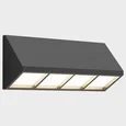 IT5267 72 LED 12W IP65 300хh120x75mm Светильник настенный уличный темно-серый