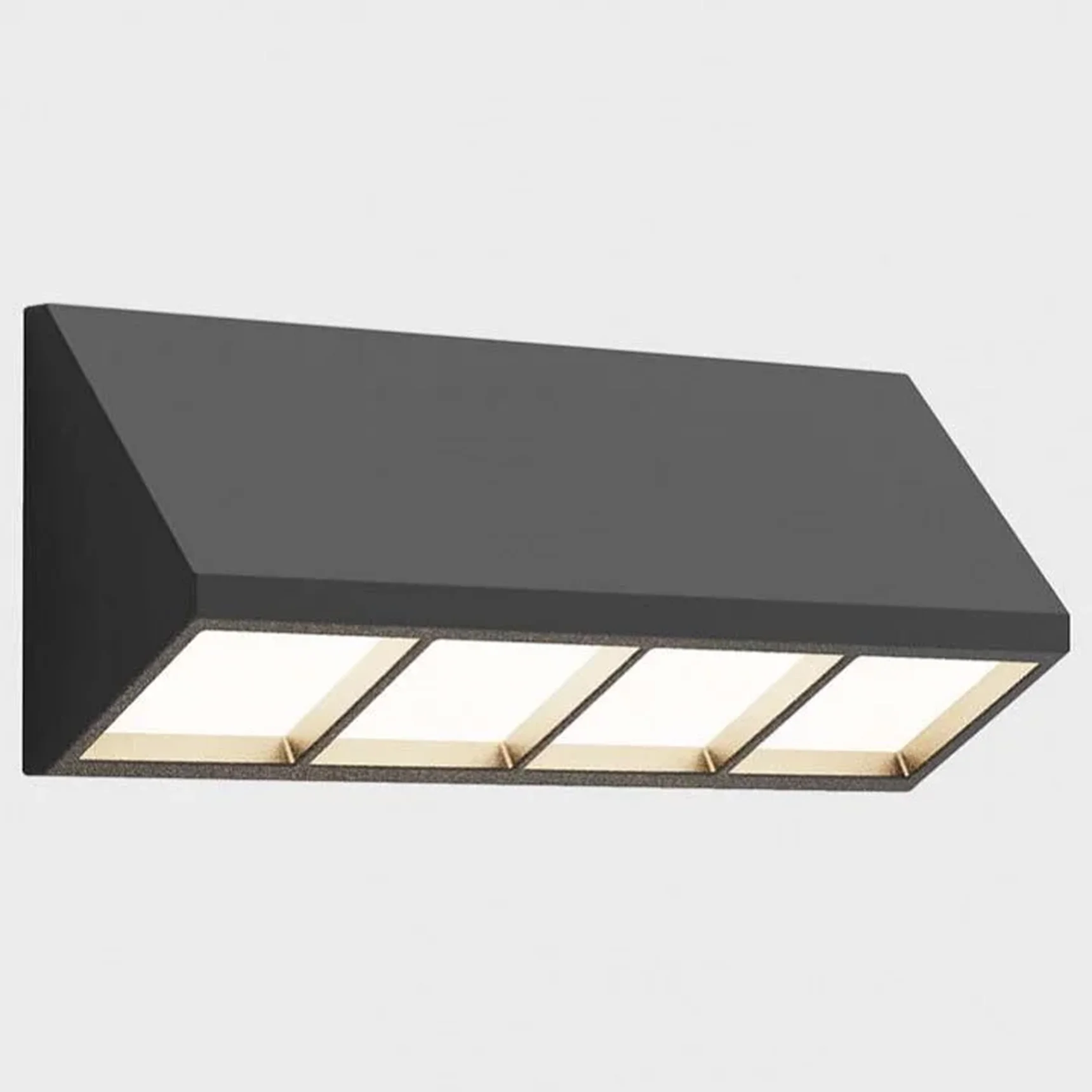 IT5267 72 LED 12W IP65 300хh120x75mm Светильник настенный уличный темно-серый