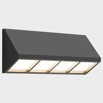IT5267 72 LED 12W IP65 300хh120x75mm Светильник настенный уличный темно-серый