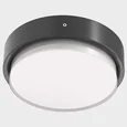 IT6026 72 LED 15W IP65 d230хh70mm Светильник потолочный уличный темно-серый