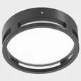IT6027 72 LED 15W IP65 d230хh70mm Светильник потолочный уличный темно-серый