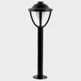 IT9005 50 LED 10W IP65 d160xh500 светильник ландшафтный уличный темно-серый