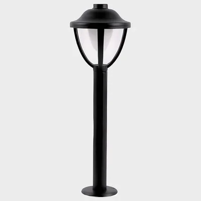 IT9005 50 LED 10W IP65 d160xh500 светильник ландшафтный уличный темно-серый
