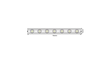 Светодиодная лента wall washer 5050, 42 LED/м, 6,2 Вт/м, 24В , IP67, Цвет: РГБ, SWG-542-24-RGB15/60-67