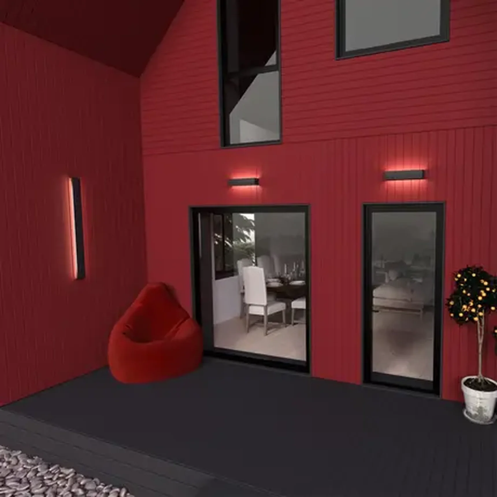 359167 STREET NT23 362 черный Светильник ландшафтный светодиодный IP65 LED 4000K 18W 170-265V ASA