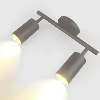 Спот на основании GWL-2GU10-M-IP20 Двойной Графит Направленный Башня, 661832