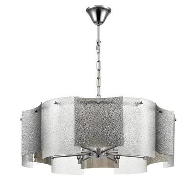 6594/8 MODERNI LN25 хром/тонированное стекло, металл/стекло Люстра подвесная E14 8*40W 220V DANDY