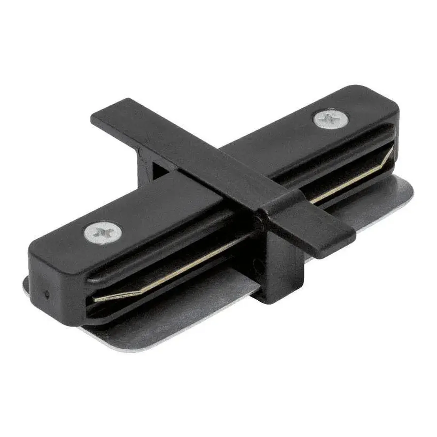 I коннектор для однофазных встраиваемых трековыx систем, Черный,KXZ-RC-BL-I