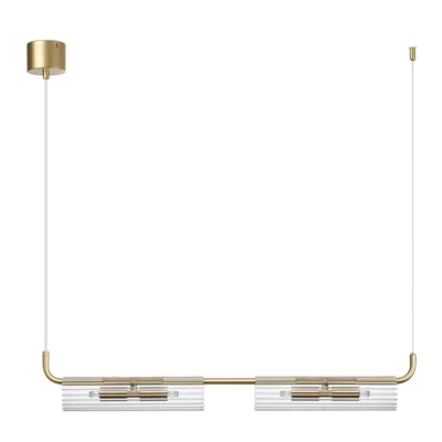 6560/4 SUSPENTIONI LN25 золотой/прозрачный/металл/стекло Подвес G9 4*20W 220V TORONTO