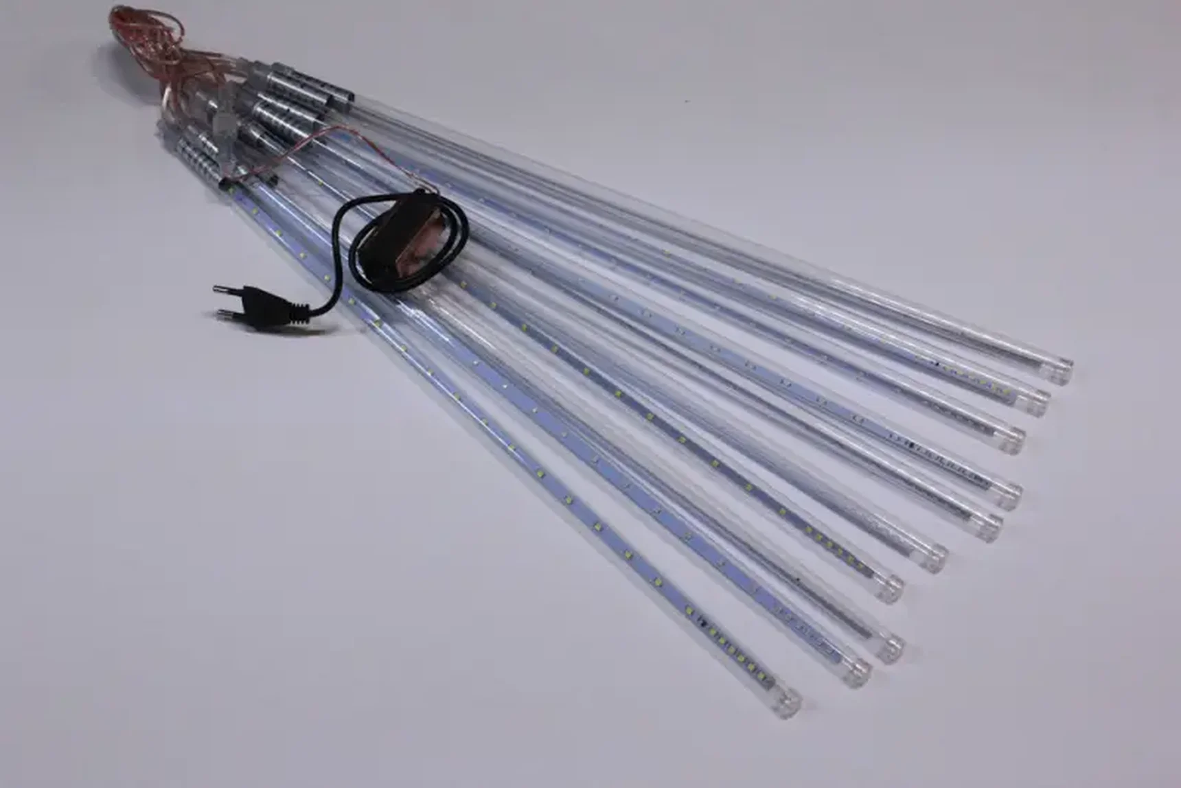 2021 Сосульки строб Трубки D12mm,10шт 0,5М Мульти LED-PLM-SNOW-480SMD-0.5*4.5M-10-7V-M не соедин.