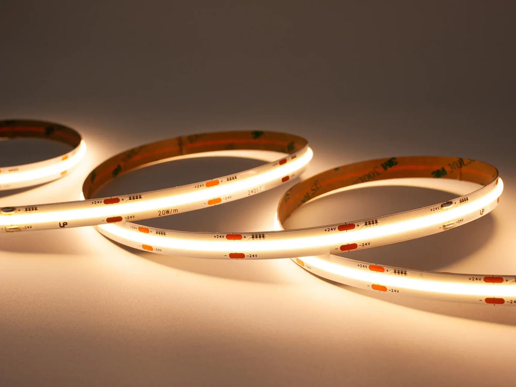 Светодиодная лента LEDS POWER COB 546/м (20Вт/м) 24В теплая 007915