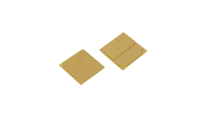 Заглушки LS5050-GD-ECS-AL-R- для профиля LS5050 аннод золото, (комплект, 2 шт)