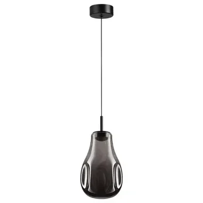 5098/4LC PENDANT ODL25 423 черный/дымчатый/металл/стекло Подвес LED 4W 4000K 388Лм NAVE