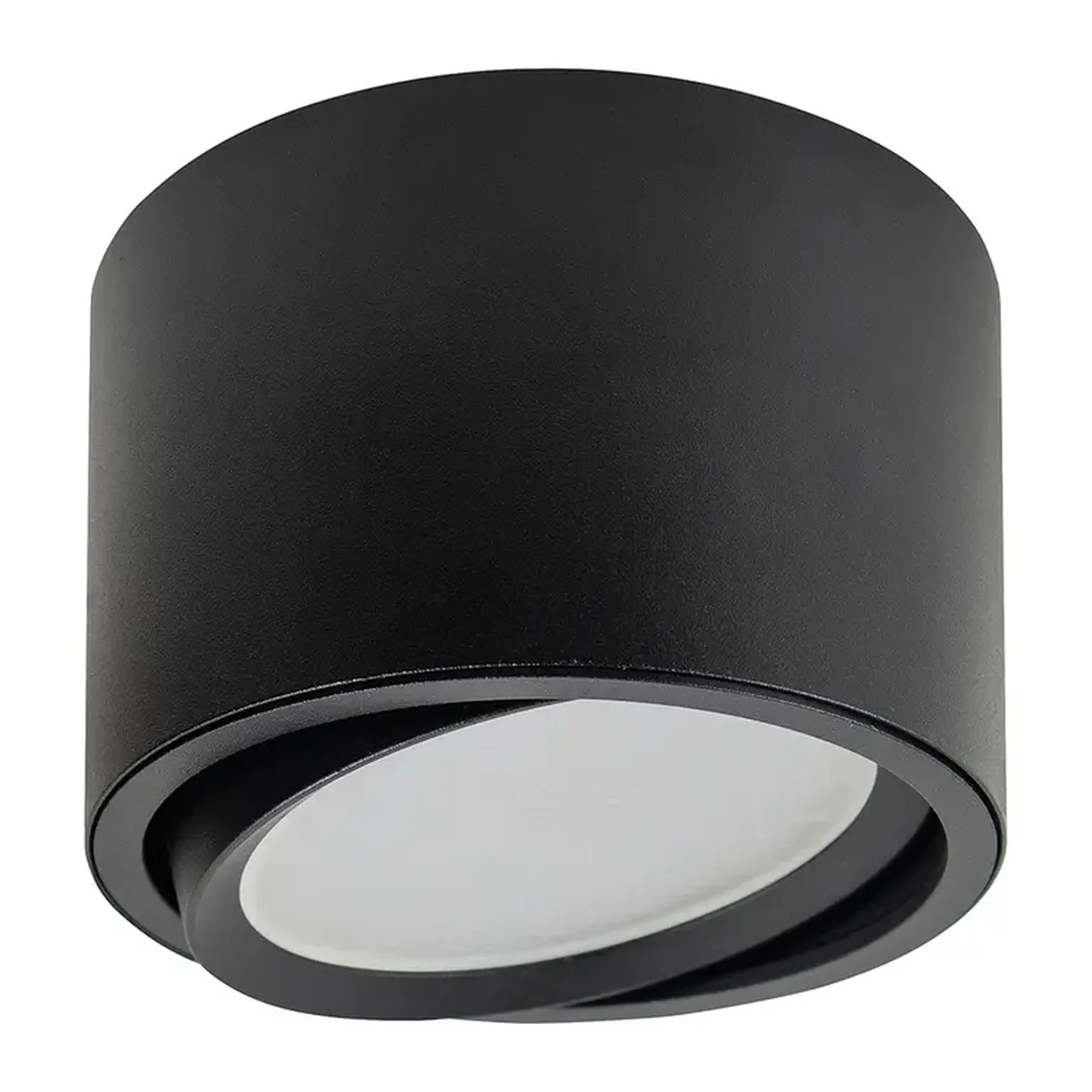 Светильник потолочный 12W, 230V, GX53, черный, HL361