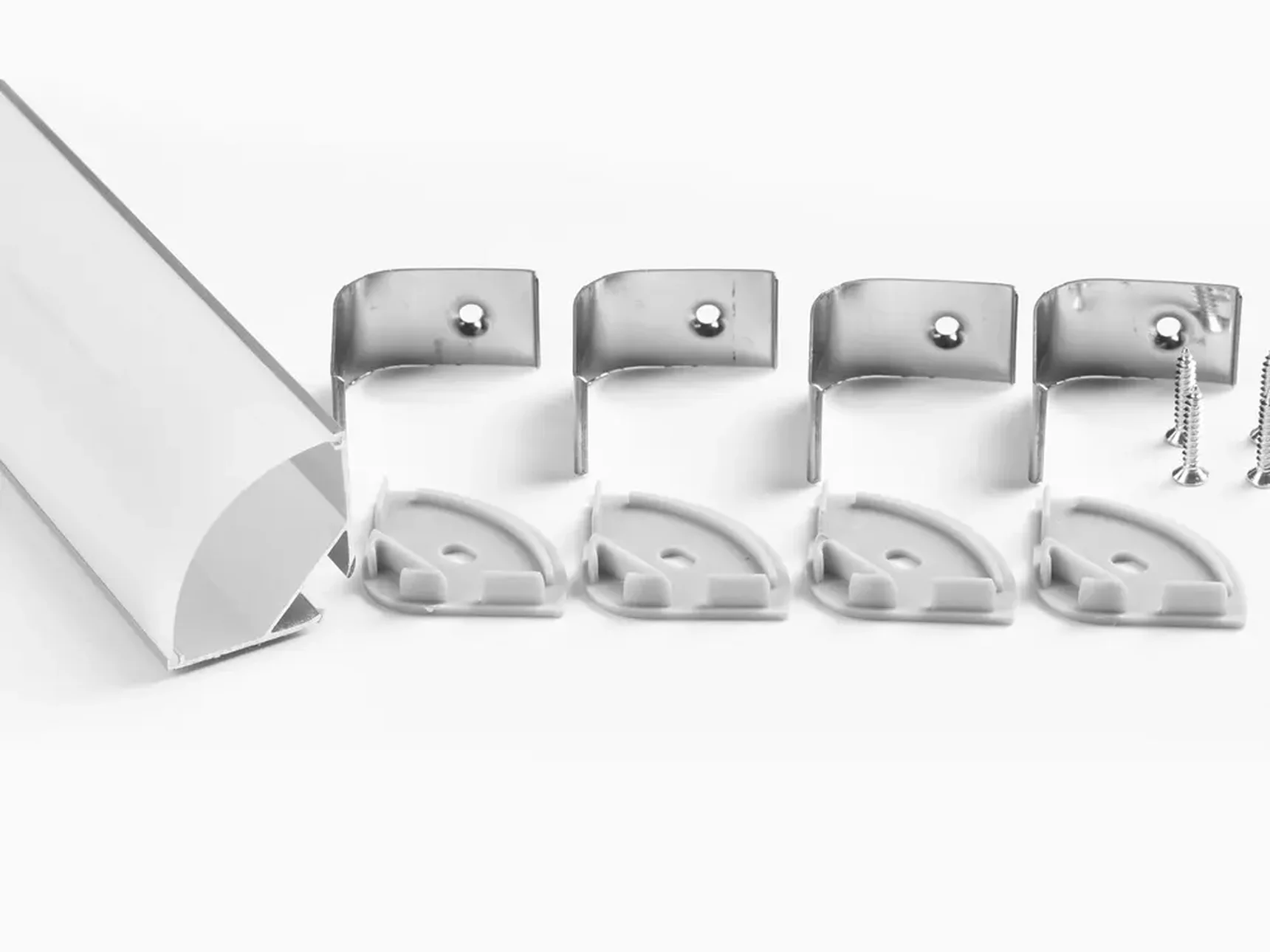 Профиль угловой LEDS POWER СПУ3030 алюм. анод-й с матовым рассеивателем 2м 008349