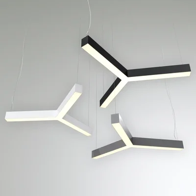 Светильник RVE-LBX-TRINITY-400 трёхлучевой крест 400x346x100мм