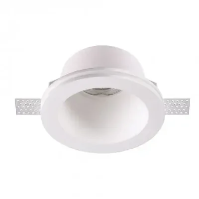 Встраиваемый гипсовый светильник в штукатурку или под покраску Novotech Yeso 370478