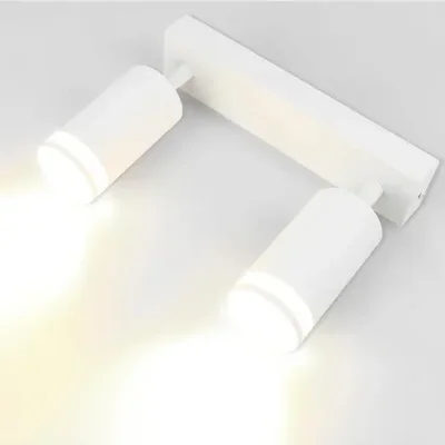 Спот на основании GWL-2GU10-M-IP20 Двойной Белый с боковым рассеивателем Башня, 661821