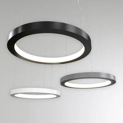 Светильник RVE-LBX-RING-IN-400 кольцо со свечением вовнутрь 400x400x50мм