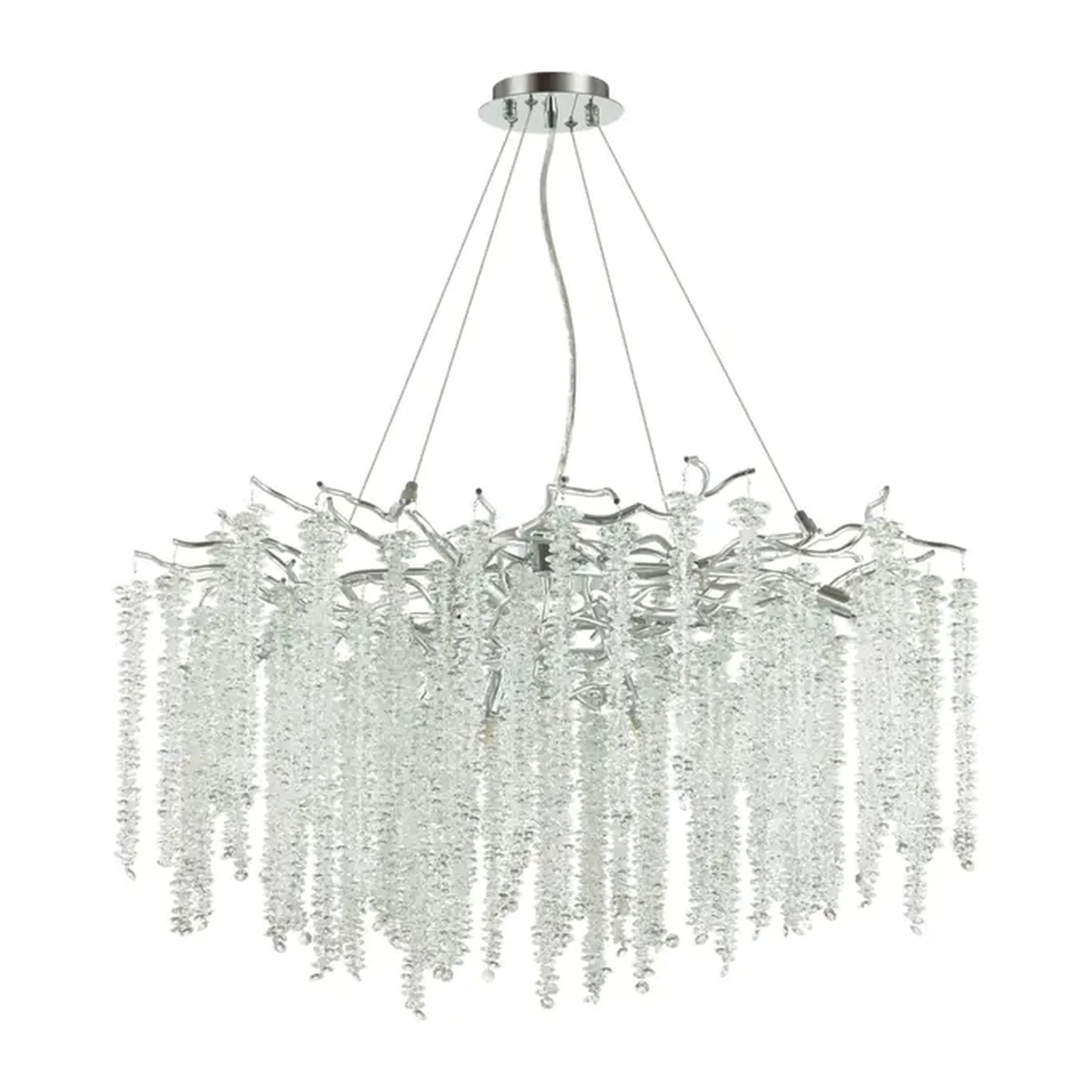 5004/14 HALL ODL23 637 серебристый/прозрачный металл/хрусталь Люстра G9 14*40W BANCHE