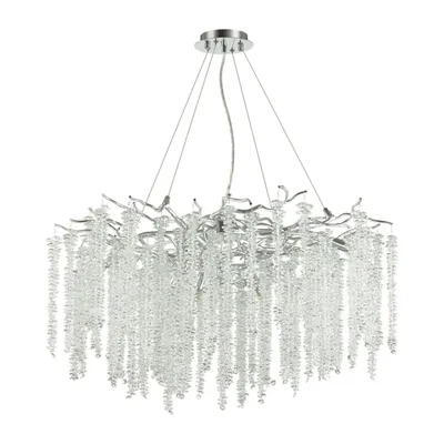 5004/14 HALL ODL23 637 серебристый/прозрачный металл/хрусталь Люстра G9 14*40W BANCHE