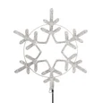 Фигура Снежинка цвет ТЕПЛЫЙ БЕЛЫЙ, размер 55x55 см NEON-NIGHT