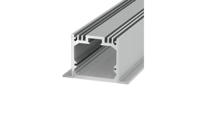 Встраиваемый алюминиевый профиль Design LED LE 4932, 2500 мм, анодированный, LE.4932-R