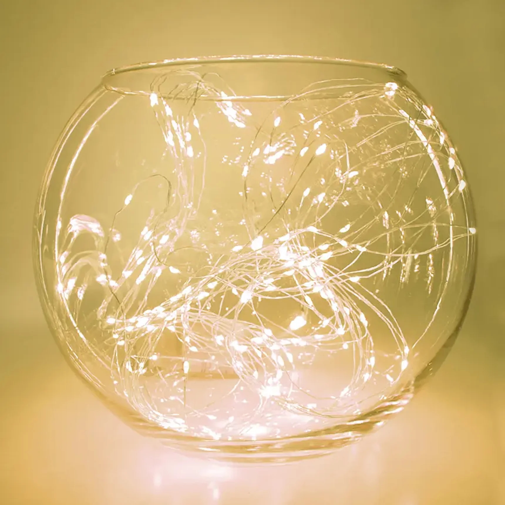 CL53 Гирлянда на елку, 200 LED теплый белый, 10 веток* 20 лампочек, 2м + 1м шнур, IP20