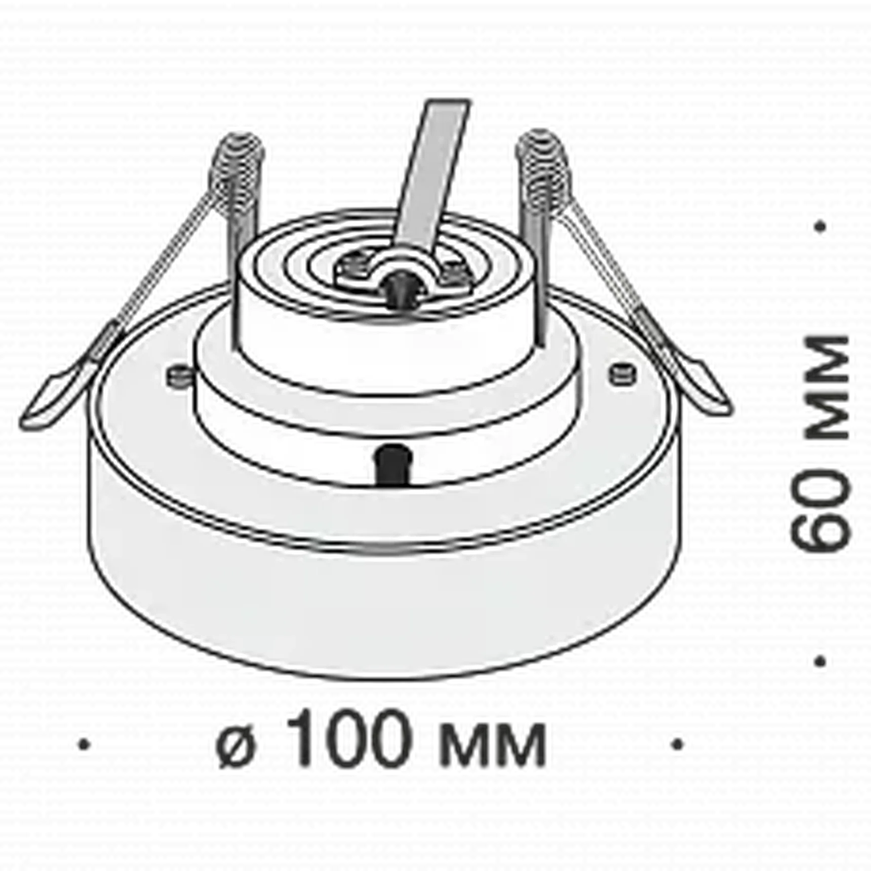 Встраиваемый светильник Planet DL035-2-L6W