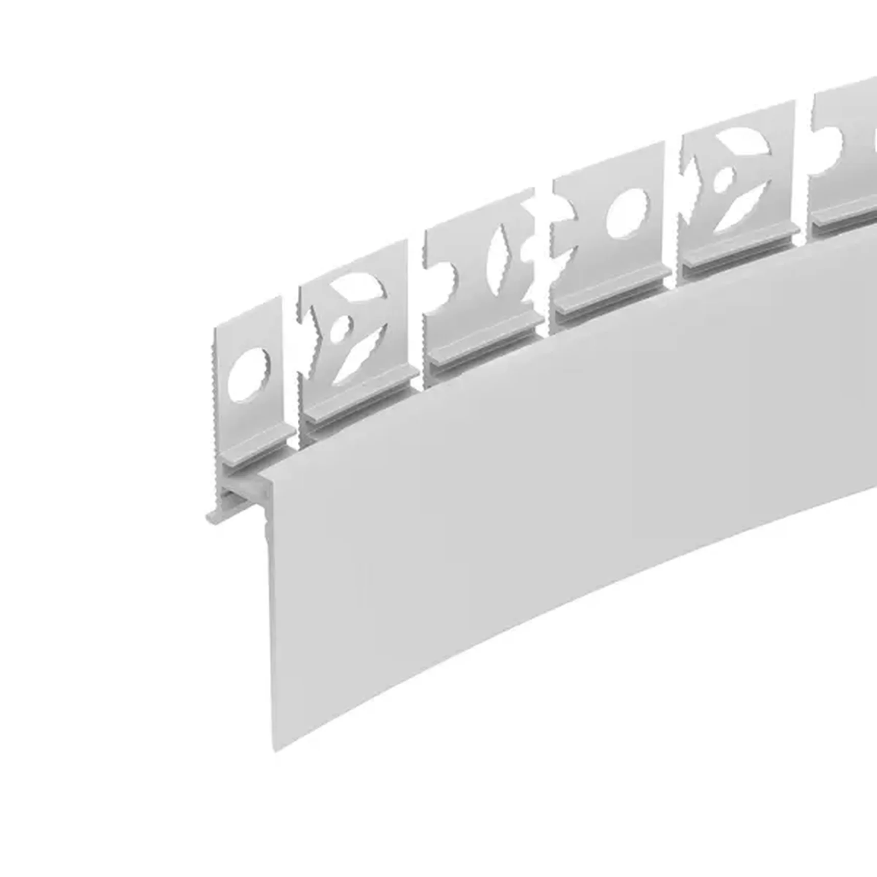 Профиль PLINTUS-FANTOM-BENT-H35-SIDE-2000 WHITE (Arlight, Алюминий), 043675