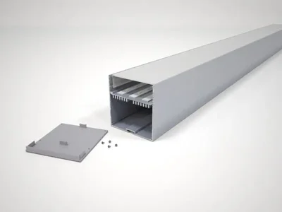 Профильный линейный светильник 74х77 с встроенным БП, RVE301004