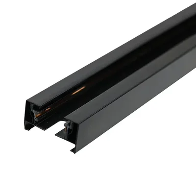 Шинопровод для трековых однофазных светильников, черный, 3м, в наборе токоввод, заглушка, крепление, CAB1007