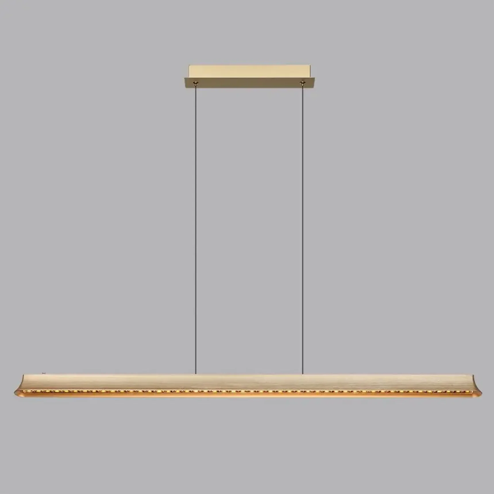 7019/38LA HIGHTECH ODL25 283 Подвесной светильник c сенсорн. включением цв. тем-ры 2700-4000-5500K металл/акрил под латунь IP20 40W CRI 90 220V ESTAR