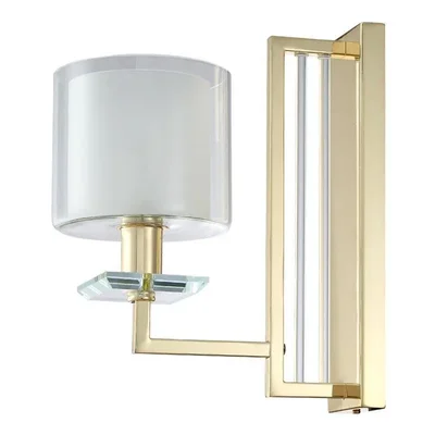 Бра Crystal Lux Nicolas AP1 Gold/White