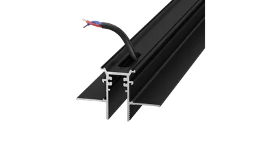 Трек магнитный встраиваемый с проводами серии SY MINI, 48В, W Черный SY-mini-TR-RC-001293-48-2.5, 006816