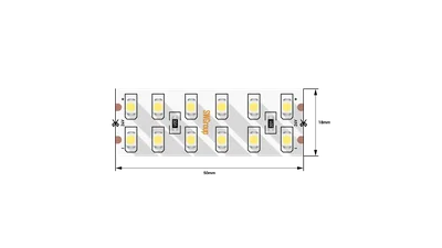 Светодиодная лента IP20 24В 19.2Вт цвет нейтральный, 012596