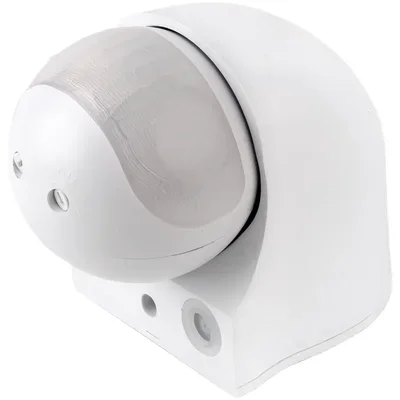 Датчик движения GMS2-W-12-12-W, настенный, 12 м, 1200Вт, 12 мин, белый, 1/50