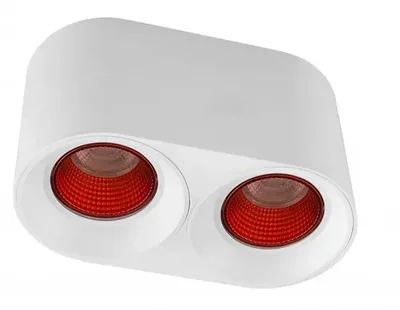 Точечный накладной светильник Denkirs DK3096-WH+RD