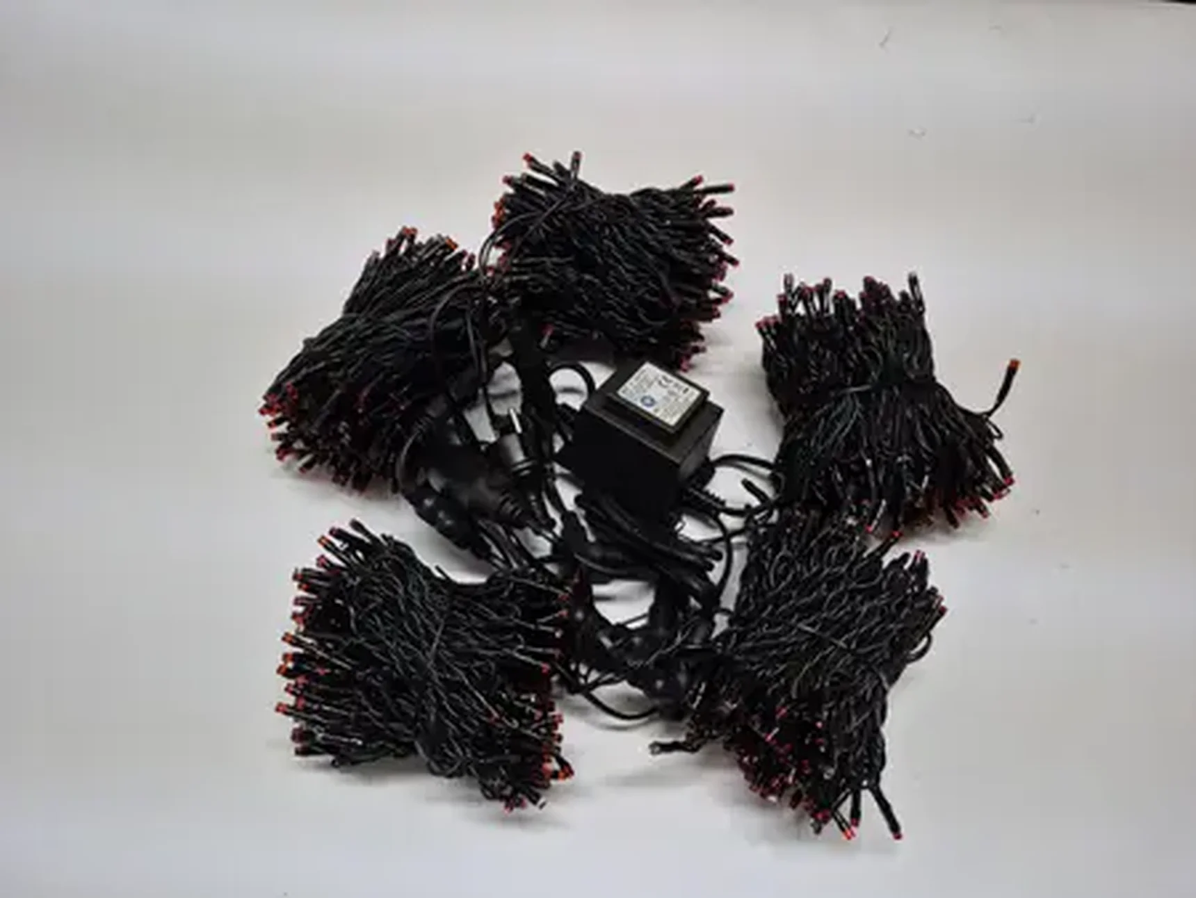 LED-PLS-200*5-20M*5-24V-R/BL-F(R) Flash LED гирлянда Спайдер 5*20м 24V, красные LED/черный провод